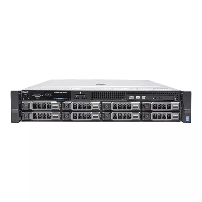 Servidor rack Dell PowerEdge R730 visto desde el frente